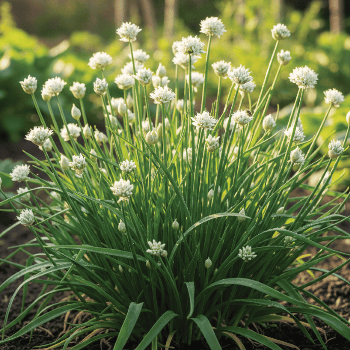 Ciboulette à l’ail (Allium tuberosum)﻿